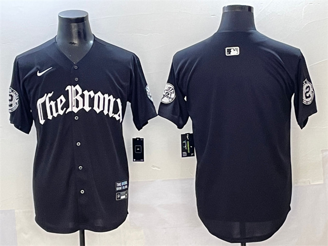 Men's New York Yankees Blank Black 'Gothic Legacy Edition' Vapor Premier Limited Stitched Baseball Jersey Men's New York Yankees Blank Black 'Gothic Legacy Edition' Vapor Premier Limited Stitched Baseball Jersey